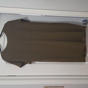 Casual Olive Tunic Top